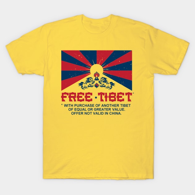 Free tibet t shirt india sale